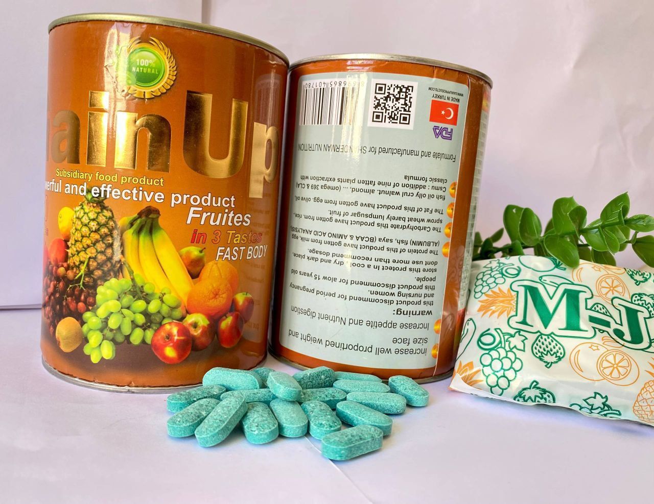 قرص چاقی میوه ای بر پایه میوه خشک نمونه اصل - مخصوص بدن